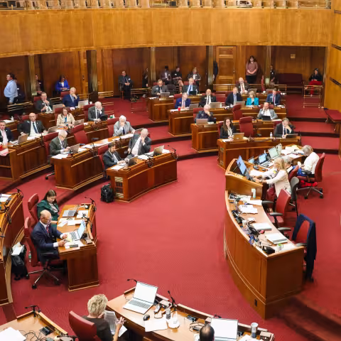 ND Senate in session